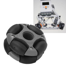 Rueda omnidireccional de 48 mm, Carga de 2,0 kg, Negro/Gris