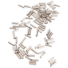 Kit de 100 piezas de manguitos de crimpado de un solo barril de 2,8 mm