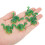 5 Stück Frosch-Köder Soft Rubber Fischköder 4cm 3g Grün mit Haken 13
