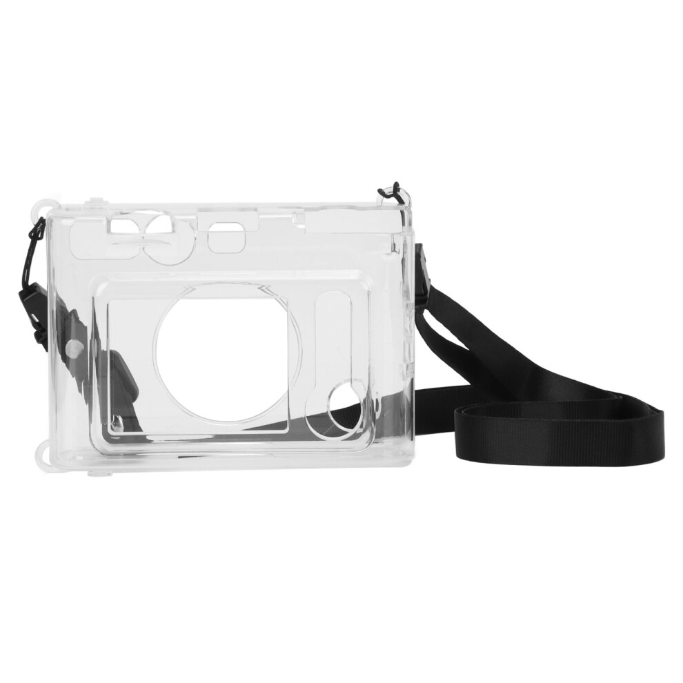 Camera Clear Case Transparent Protective Case With Shoulder Strap For Fujifilm Instax Mini Evo Camera 4631321432315