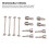 Silber 1/18 Dogbone-Achse Differentialdeckel A949-A959-A969 11
