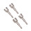 Silber 1/18 Dogbone-Achse Differentialdeckel A949-A959-A969 5