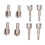 Silber 1/18 Dogbone-Achse Differentialdeckel A949-A959-A969 4