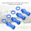 Extensor hexagonal para rueda RC 12mm-17mm 30mm azul oscuro 9