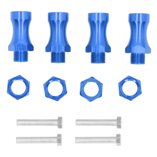 Extensor hexagonal para rueda RC 12mm-17mm 30mm azul oscuro 1