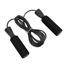 Cuerda para saltar con rodamientos ajustable 13,5 cm negro