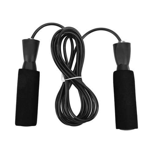 Cuerda para saltar con rodamientos ajustable 13,5 cm negro 1