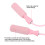 Cuerda para saltar sin cuerda 200g rosa 13.5cm/6.5cm 12