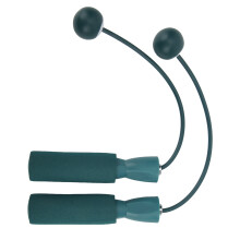 Cuerda para saltar inalámbrica 101 g, 13,5 cm, bola de 3 cm, azul