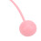 Cuerda para saltar sin cable rosa 101g, mango 13.5cm 13