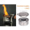 Titanium-Alkoholkocher Mini Pocket, 80ml, 120x83mm 5