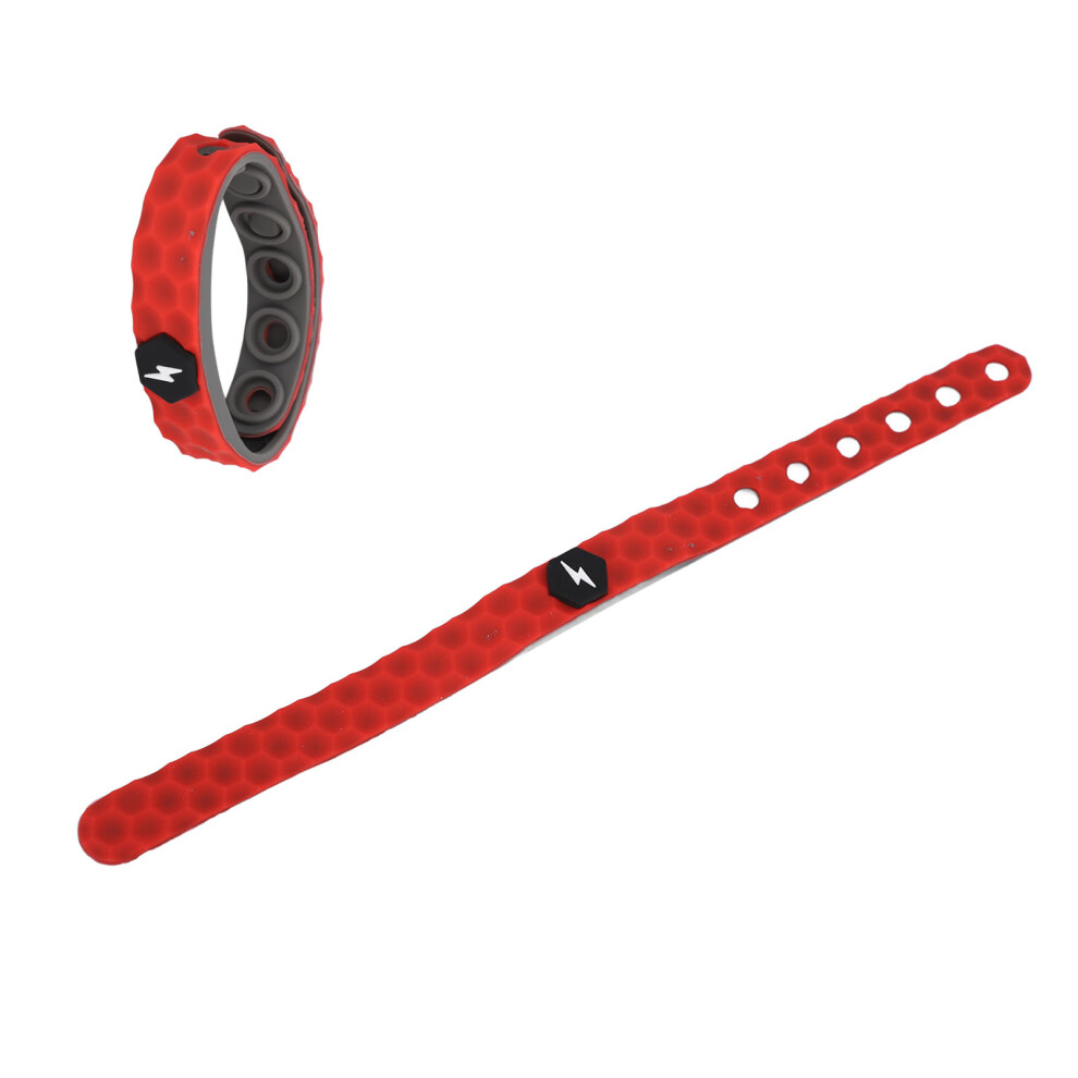 Electrostatic Removal Bracelet Cordless Negative Ions Silicone Electrostatic Removal Wristband For Women Men Red 8371321437724