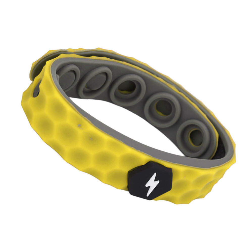 Electrostatic Removal Bracelet Cordless Negative Ions Silicone Electrostatic Removal Wristband For Women Men Yellow 4901321437758