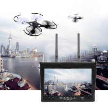 For FPV Receiver Monitor 5.8GHz 40CH 7 Inch Video Screen for FPV Multicopte LCD5802D 100‑240V US Plug