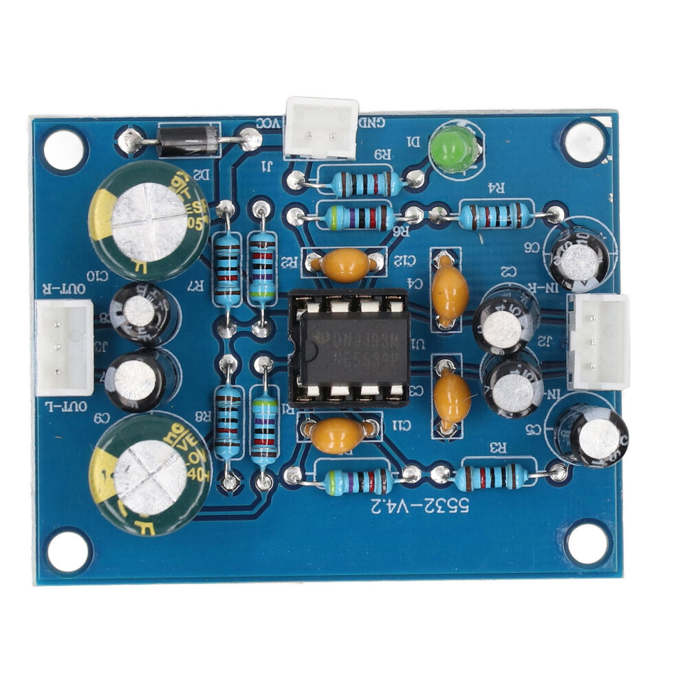 Preamp Module Audio Preamplifier Board Ne5532 Chip Accessory Part For Replacement 8481321439267