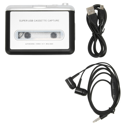 Reproductor de casetes MP3 CD USB Convertidor Reverso Automático 1