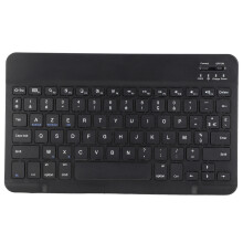 Teclado Bluetooth delgado de 10 pulgadas con interruptores de tijera 110 mAh negro