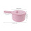 Weizenstroh multifunktionaler Dehydrator pink 30cm 3