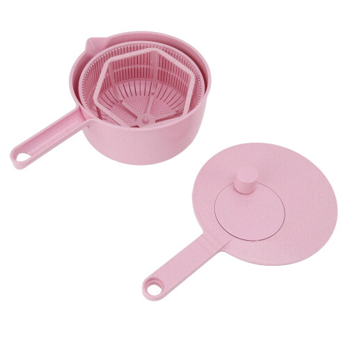 Weizenstroh multifunktionaler Dehydrator pink 30cm