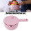 Weizenstroh multifunktionaler Dehydrator pink 30cm 8