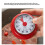 Kitchen Timer Portable Multifunctional Wall Mount Stainless Steel Classic Retro Magnetic 70dB  Kitchen Timer Reminder Red 9