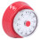 Kitchen Timer Portable Multifunctional Wall Mount Stainless Steel Classic Retro Magnetic 70dB  Kitchen Timer Reminder Red 16
