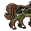 Natur-Buchsbaum-Pferdefigur 17,5x13,5x2,5 cm 7