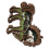 Natur-Buchsbaum-Pferdefigur 17,5x13,5x2,5 cm 16
