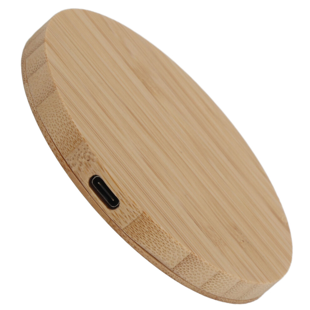 Wireless Charger 15W Power 8Mm Transmission 5V3a 9V2a 12V1.5a Output 5W 7.5W 10W 15W Input Fast Bamboo Charging Station For Home 7891321441213