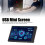 3.5 Inch IPS USB Mini Screen CPU RAM HDD Data Temperature Display 360 Degree Rotation Type C Sub Screen for Computer Case 12