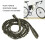 Fahrradabschleppstange Nylon 2,7 m 270 g grünes elastisches Seil 10