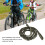 Fahrradabschleppstange Nylon 2,7 m 270 g grünes elastisches Seil 5
