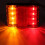 2 piezas de luz trasera de 12V 8 LEDs para remolque 12