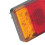 2 piezas de luz trasera de 12V 8 LEDs para remolque 7