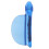 2 Stück Abschnittclips Blau, 10x4cm, Perücken-Highlight 5