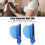 2 Stück Abschnittclips Blau, 10x4cm, Perücken-Highlight 7