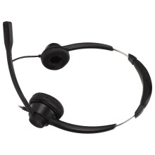 H390D-2.5 2,5 mm Büro-Headset Dual-Ohr Schwarz