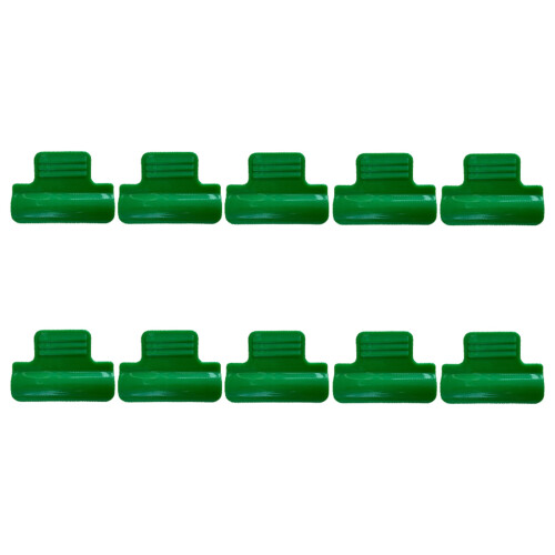 Kunststoff-Ringclip 10 Stück, 11/16/19 mm Grün/Blau