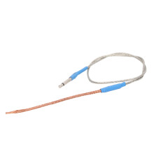 Captador piezoeléctrico para guitarra, salida de 2.5 mm, plateado azul