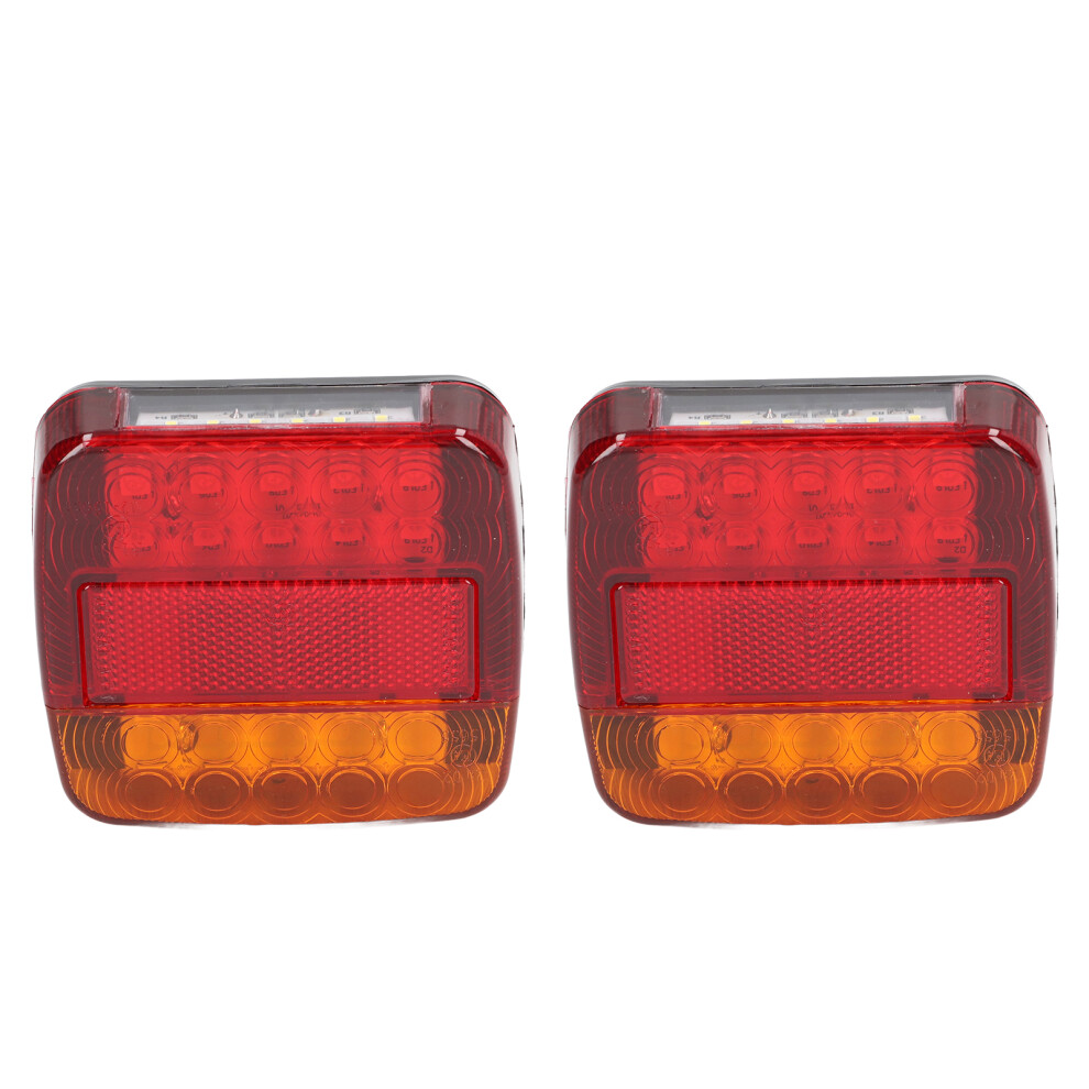 2Pcs Led Taillights 12V Shock Resistant Rear Turn Signal Lamp Universal For Truck Trailer 4271321442428