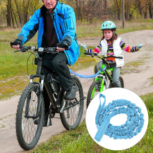 Blaues Nylon-Fahrrad-Zugband, ausziehbar von 2,7 m bis 4,5 m, 270 g