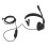 H390-2.5MV monaurales Headset mit 2,5-mm-Stecker in Schwarz 2