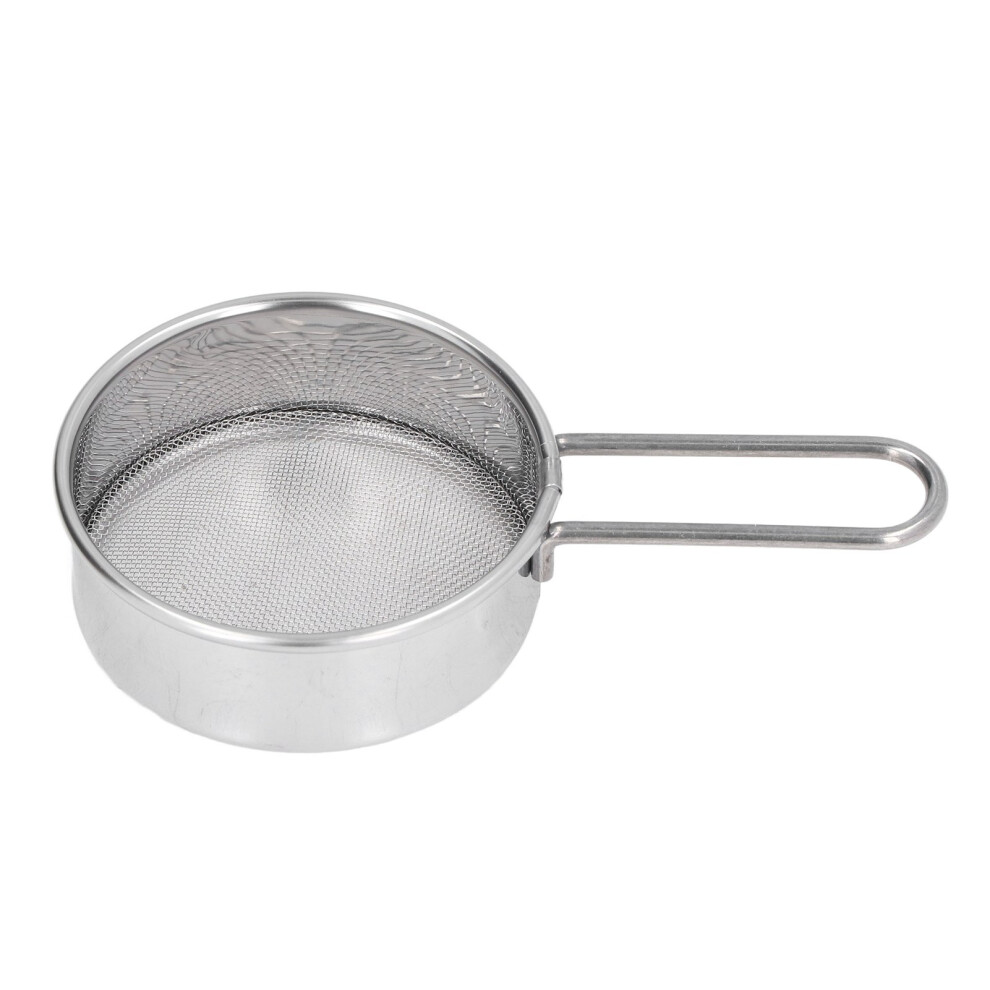 Mini Round Flour Sieve 304 Stainless Steel 40 Mesh Strainer