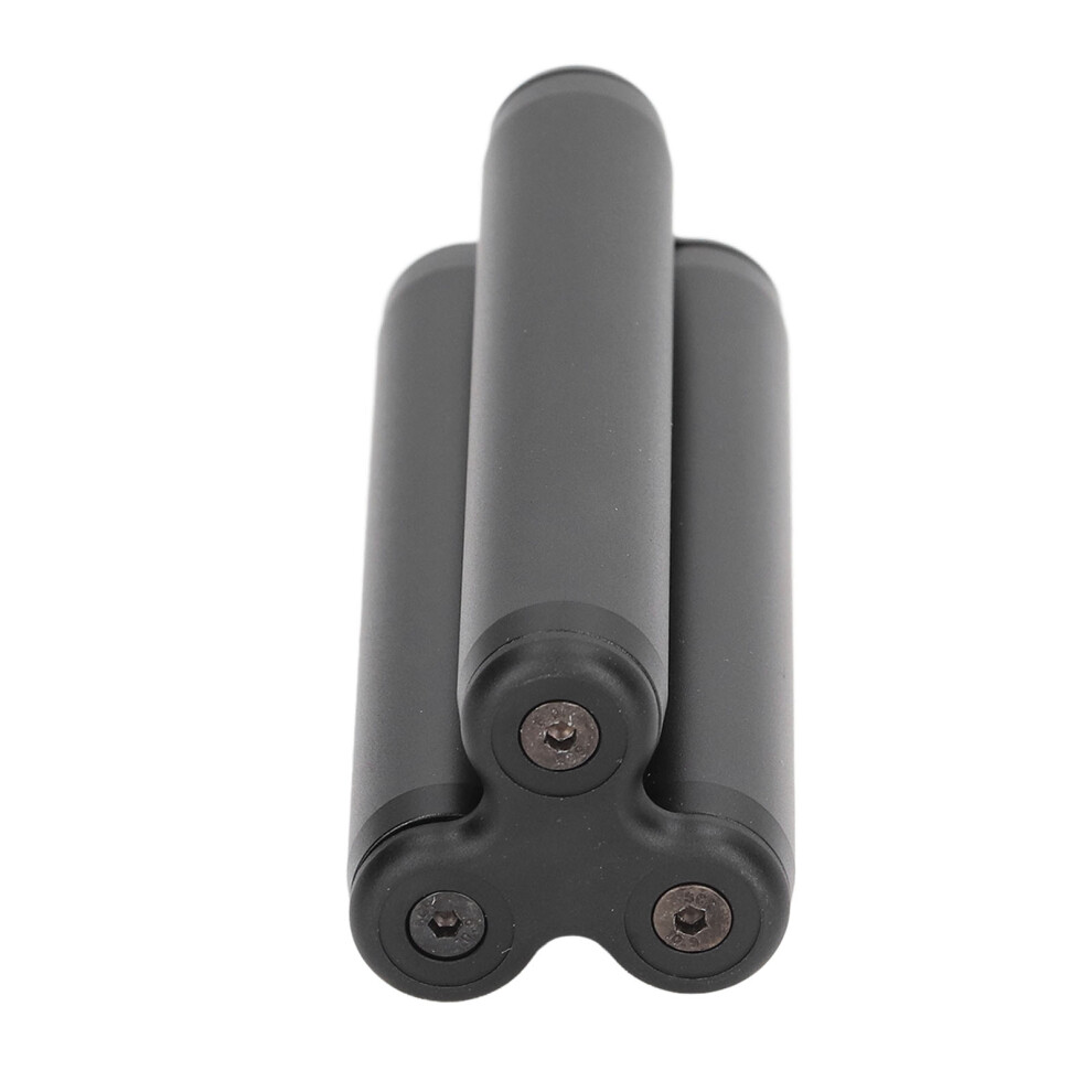 Black Fingertip Massage Roller Aluminium Alloy Relieve Stress Anxiety Handheld Decompression Toy