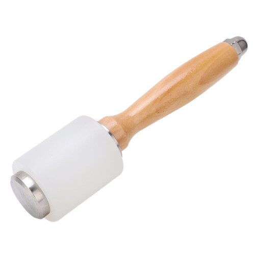 Martillo de talla de nylon con mango de madera, cilíndrico 2