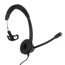 H390-RJ9-MV Monaural RJ9 schwarzes Headset Lautstärke Stummschalten