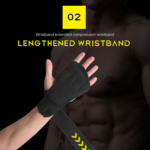 Hochdichte Polyester Gewichtheberganten Schwarz XL mit rutschfester Griffqualität 2