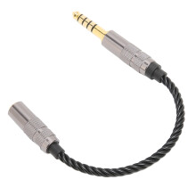Goldbeschichtetes 4,4 mm Balanced Männlich zu 3,5 mm Stereo Weiblich Adapterkabel