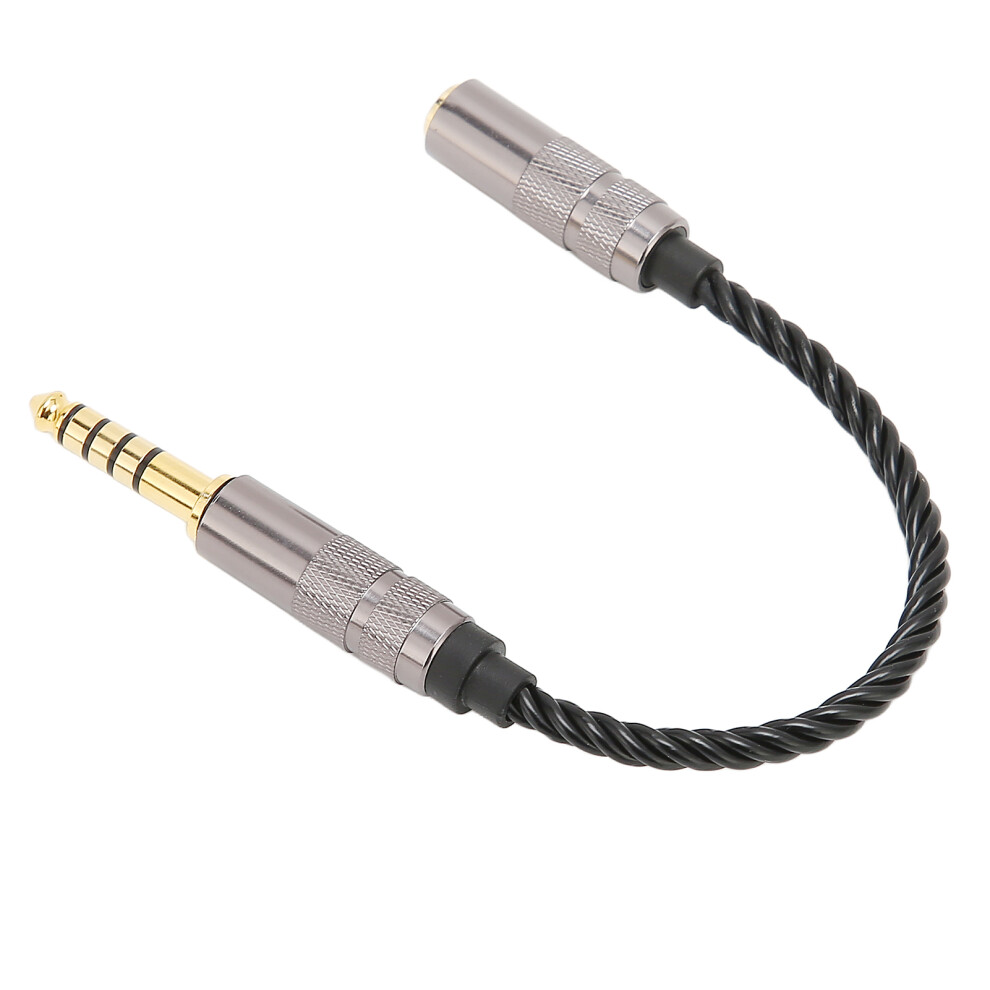 Balanced Cable Adapter 4.4Mm Male To 2.5Mm Female Plated Oxygen Free Copper Wire Core Adapter Cable Gold 7891321446942