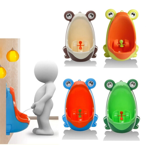 Frosch-Modell-Urinal für Jungen, 30x21x16 cm, blau 2